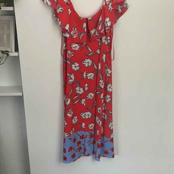 Roz & Ali Floral Midi Off-the-Shoulder Dress - Picture 5 of 6